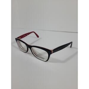 Dolce & Gabbana Eyeglasses Frames DG3199 2871 Black Red Cat Eye 55-17-140 10622